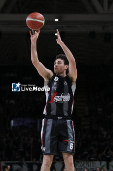 2024-05-11 - Alessandro Pajola (Bologna) during the LBA during game 1 of the playoffs of the Italian Serie A1 basketball championship Segafredo Virtus Bologna Vs. Bertram Derthona Tortona at Segafredo Arena, Bologna, Italy, May 11, 2024 - Photo: Michele Nucci - PLAYOFF - VIRTUS SEGAFREDO BOLOGNA VS BERTRAM DERTHONA TORTONA - ITALIAN SERIE A - BASKETBALL