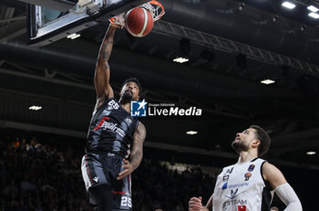 2024-05-11 - Jordan Mickey (Bologna) during the LBA during game 1 of the playoffs of the Italian Serie A1 basketball championship Segafredo Virtus Bologna Vs. Bertram Derthona Tortona at Segafredo Arena, Bologna, Italy, May 11, 2024 - Photo: Michele Nucci - PLAYOFF - VIRTUS SEGAFREDO BOLOGNA VS BERTRAM DERTHONA TORTONA - ITALIAN SERIE A - BASKETBALL