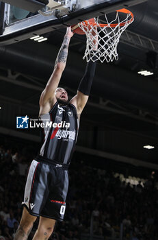 2024-05-11 - Isaia Cordinier (Bologna) during the LBA during game 1 of the playoffs of the Italian Serie A1 basketball championship Segafredo Virtus Bologna Vs. Bertram Derthona Tortona at Segafredo Arena, Bologna, Italy, May 11, 2024 - Photo: Michele Nucci - PLAYOFF - VIRTUS SEGAFREDO BOLOGNA VS BERTRAM DERTHONA TORTONA - ITALIAN SERIE A - BASKETBALL