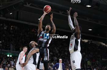 2024-05-11 - Jordan Mickey (Bologna) during the LBA during game 1 of the playoffs of the Italian Serie A1 basketball championship Segafredo Virtus Bologna Vs. Bertram Derthona Tortona at Segafredo Arena, Bologna, Italy, May 11, 2024 - Photo: Michele Nucci - PLAYOFF - VIRTUS SEGAFREDO BOLOGNA VS BERTRAM DERTHONA TORTONA - ITALIAN SERIE A - BASKETBALL