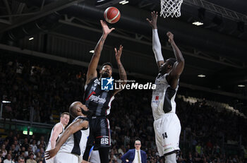 2024-05-11 - Jordan Mickey (Bologna) during the LBA during game 1 of the playoffs of the Italian Serie A1 basketball championship Segafredo Virtus Bologna Vs. Bertram Derthona Tortona at Segafredo Arena, Bologna, Italy, May 11, 2024 - Photo: Michele Nucci - PLAYOFF - VIRTUS SEGAFREDO BOLOGNA VS BERTRAM DERTHONA TORTONA - ITALIAN SERIE A - BASKETBALL