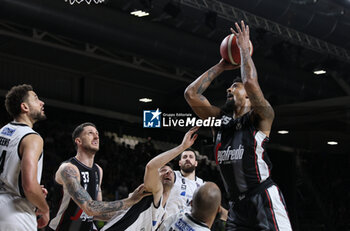 2024-05-11 - Jordan Mickey (Bologna) during the LBA during game 1 of the playoffs of the Italian Serie A1 basketball championship Segafredo Virtus Bologna Vs. Bertram Derthona Tortona at Segafredo Arena, Bologna, Italy, May 11, 2024 - Photo: Michele Nucci - PLAYOFF - VIRTUS SEGAFREDO BOLOGNA VS BERTRAM DERTHONA TORTONA - ITALIAN SERIE A - BASKETBALL