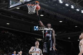 2024-05-11 - Jordan Mickey (Bologna) during the LBA during game 1 of the playoffs of the Italian Serie A1 basketball championship Segafredo Virtus Bologna Vs. Bertram Derthona Tortona at Segafredo Arena, Bologna, Italy, May 11, 2024 - Photo: Michele Nucci - PLAYOFF - VIRTUS SEGAFREDO BOLOGNA VS BERTRAM DERTHONA TORTONA - ITALIAN SERIE A - BASKETBALL