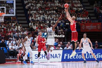 2024-05-12 - Shavon Shields (EA7 Emporio Armani Olimpia Milano) - PLAYOFF - EA7 EMPORIO ARMANI MILANO VS DOLOMITI ENERGIA TRENTO - ITALIAN SERIE A - BASKETBALL