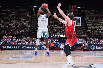 2024-05-12 - Kamar Baldwin (Dolomiti Energia Trento) - PLAYOFF - EA7 EMPORIO ARMANI MILANO VS DOLOMITI ENERGIA TRENTO - ITALIAN SERIE A - BASKETBALL