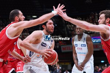 2024-05-12 - Davide Alviti (Dolomiti Energia Trento) - PLAYOFF - EA7 EMPORIO ARMANI MILANO VS DOLOMITI ENERGIA TRENTO - ITALIAN SERIE A - BASKETBALL