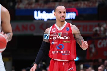 2024-05-12 - Shabaz Napier (EA7 Emporio Armani Olimpia Milano) - PLAYOFF - EA7 EMPORIO ARMANI MILANO VS DOLOMITI ENERGIA TRENTO - ITALIAN SERIE A - BASKETBALL