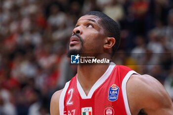 2024-05-12 - Kyle Hines (EA7 Emporio Armani Olimpia Milano) - PLAYOFF - EA7 EMPORIO ARMANI MILANO VS DOLOMITI ENERGIA TRENTO - ITALIAN SERIE A - BASKETBALL