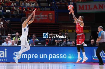 2024-05-12 - Shabaz Napier (EA7 Emporio Armani Olimpia Milano) - PLAYOFF - EA7 EMPORIO ARMANI MILANO VS DOLOMITI ENERGIA TRENTO - ITALIAN SERIE A - BASKETBALL