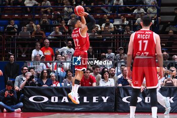 2024-05-12 - Billy Baron (EA7 Emporio Armani Olimpia Milano) - PLAYOFF - EA7 EMPORIO ARMANI MILANO VS DOLOMITI ENERGIA TRENTO - ITALIAN SERIE A - BASKETBALL