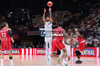 2024-05-12 - Prentiss Hubb (Dolomiti Energia Trento) - PLAYOFF - EA7 EMPORIO ARMANI MILANO VS DOLOMITI ENERGIA TRENTO - ITALIAN SERIE A - BASKETBALL