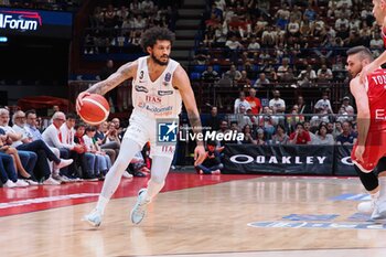 2024-05-12 - Prentiss Hubb (Dolomiti Energia Trento) - PLAYOFF - EA7 EMPORIO ARMANI MILANO VS DOLOMITI ENERGIA TRENTO - ITALIAN SERIE A - BASKETBALL