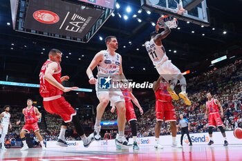 2024-05-12 - Derek Cooke Jr (Dolomiti Energia Trento) - PLAYOFF - EA7 EMPORIO ARMANI MILANO VS DOLOMITI ENERGIA TRENTO - ITALIAN SERIE A - BASKETBALL