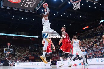 2024-05-12 - D12 & Nicolo Melli (EA7 Emporio Armani Olimpia Milano) - PLAYOFF - EA7 EMPORIO ARMANI MILANO VS DOLOMITI ENERGIA TRENTO - ITALIAN SERIE A - BASKETBALL