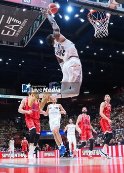 2024-05-12 - Derek Cooke Jr (Dolomiti Energia Trento) - PLAYOFF - EA7 EMPORIO ARMANI MILANO VS DOLOMITI ENERGIA TRENTO - ITALIAN SERIE A - BASKETBALL