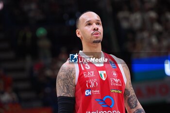 2024-05-12 - Shabaz Napier (EA7 Emporio Armani Olimpia Milano) - PLAYOFF - EA7 EMPORIO ARMANI MILANO VS DOLOMITI ENERGIA TRENTO - ITALIAN SERIE A - BASKETBALL