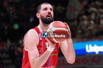 2024-05-12 - Nikola Mirotic (EA7 Emporio Armani Olimpia Milano) - PLAYOFF - EA7 EMPORIO ARMANI MILANO VS DOLOMITI ENERGIA TRENTO - ITALIAN SERIE A - BASKETBALL