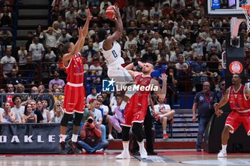 2024-05-12 - Kamar Baldwin (Dolomiti Energia Trento) - PLAYOFF - EA7 EMPORIO ARMANI MILANO VS DOLOMITI ENERGIA TRENTO - ITALIAN SERIE A - BASKETBALL