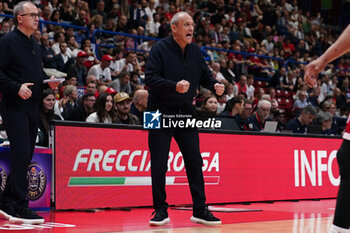 2024-05-14 - HEAD COACH ETTORE MESSINA (EA7 EMPORIO ARMANI OLIMPIA MILANO) - PLAYOFF - EA7 EMPORIO ARMANI MILANO VS DOLOMITI ENERGIA TRENTO - ITALIAN SERIE A - BASKETBALL