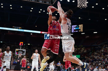 2024-05-14 - SHAVON SHIELDS (EA7 EMPORIO ARMANI OLIMPIA MILANO) - PLAYOFF - EA7 EMPORIO ARMANI MILANO VS DOLOMITI ENERGIA TRENTO - ITALIAN SERIE A - BASKETBALL