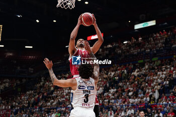 2024-05-14 - SHAVON SHIELDS (EA7 EMPORIO ARMANI OLIMPIA MILANO) - PLAYOFF - EA7 EMPORIO ARMANI MILANO VS DOLOMITI ENERGIA TRENTO - ITALIAN SERIE A - BASKETBALL