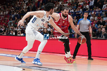 2024-05-14 - NIKOLA MIROTIC (EA7 EMPORIO ARMANI OLIMPIA MILANO) - PLAYOFF - EA7 EMPORIO ARMANI MILANO VS DOLOMITI ENERGIA TRENTO - ITALIAN SERIE A - BASKETBALL