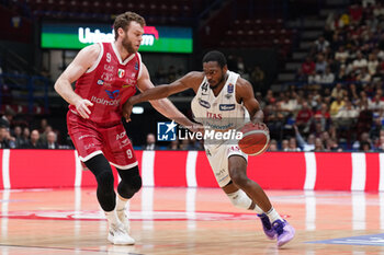 2024-05-14 - KAMAR BALDWIN (DOLOMITI ENERGIA TRENTINO) - PLAYOFF - EA7 EMPORIO ARMANI MILANO VS DOLOMITI ENERGIA TRENTO - ITALIAN SERIE A - BASKETBALL