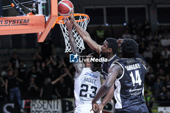 2024-05-18 - #23 Hackett Daniel (Virtus Segafredo Bologna) and # 32 Retin Obasohan (Bertram Derthona Basket Tortona) - PLAYOFF - BERTRAM DERTHONA TORTONA VS VIRTUS SEGAFREDO BOLOGNA - ITALIAN SERIE A - BASKETBALL