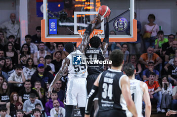 2024-05-18 - #55 Abass Awudu (Virtus Segafredo Bologna) and #14 Kamagate Ismael Sindou (Bertram Derthona Basket Tortona) - PLAYOFF - BERTRAM DERTHONA TORTONA VS VIRTUS SEGAFREDO BOLOGNA - ITALIAN SERIE A - BASKETBALL