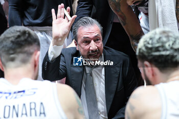 2024-05-18 - Luca Banchi (Virtus Segafredo Bologna) - PLAYOFF - BERTRAM DERTHONA TORTONA VS VIRTUS SEGAFREDO BOLOGNA - ITALIAN SERIE A - BASKETBALL