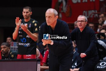 2024-05-25 - Ettore Messina, head coach EA7 Emporio Armani Olimpia Milano - EA7 EMPORIO ARMANI MILANO VS GERMANI BRESCIA - ITALIAN SERIE A - BASKETBALL
