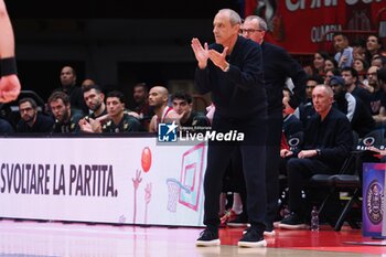 2024-05-27 - Ettore Messina, head coach EA7 Emporio Armani Olimpia Milano - EA7 EMPORIO ARMANI MILANO VS GERMANI BRESCIA - ITALIAN SERIE A - BASKETBALL