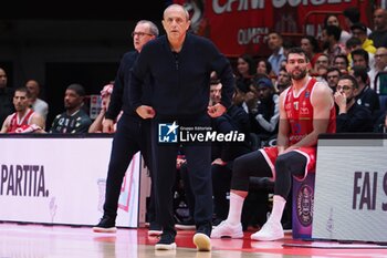 2024-05-27 - Ettore Messina, head coach EA7 Emporio Armani Olimpia Milano - EA7 EMPORIO ARMANI MILANO VS GERMANI BRESCIA - ITALIAN SERIE A - BASKETBALL