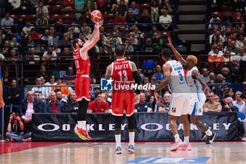 2024-05-27 - Nikola Mirotic (EA7 Emporio Armani Olimpia Milano) - EA7 EMPORIO ARMANI MILANO VS GERMANI BRESCIA - ITALIAN SERIE A - BASKETBALL