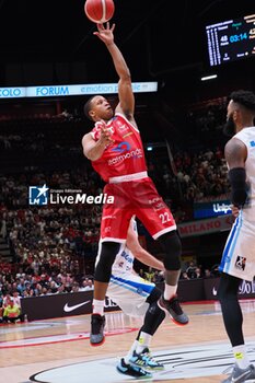 2024-05-27 - Devon Hall (EA7 Emporio Armani Olimpia Milano) - EA7 EMPORIO ARMANI MILANO VS GERMANI BRESCIA - ITALIAN SERIE A - BASKETBALL