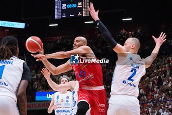 2024-05-27 - Shavon Shields (EA7 Emporio Armani Olimpia Milano) - EA7 EMPORIO ARMANI MILANO VS GERMANI BRESCIA - ITALIAN SERIE A - BASKETBALL