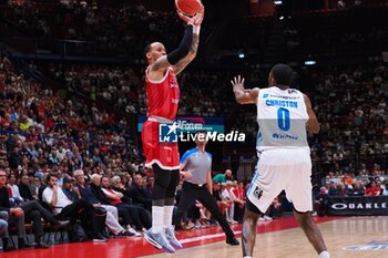 2024-05-27 - Shabaz Napier (EA7 Emporio Armani Olimpia Milano) & Semaj Christon (Germani Brescia) - EA7 EMPORIO ARMANI MILANO VS GERMANI BRESCIA - ITALIAN SERIE A - BASKETBALL