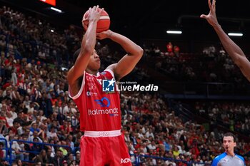 2024-05-27 - Devon Hall (EA7 Emporio Armani Olimpia Milano) - EA7 EMPORIO ARMANI MILANO VS GERMANI BRESCIA - ITALIAN SERIE A - BASKETBALL