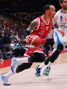 2024-05-27 - Shabaz Napier (EA7 Emporio Armani Olimpia Milano) - EA7 EMPORIO ARMANI MILANO VS GERMANI BRESCIA - ITALIAN SERIE A - BASKETBALL