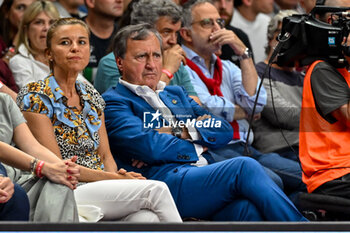 2024-05-29 - Luigi Brugnaro Mayor of Venice - UMANA REYER VENEZIA VS VIRTUS SEGAFREDO BOLOGNA - ITALIAN SERIE A - BASKETBALL