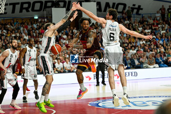 2024-05-29 - Umana Reyer Venezia’s Rayjon Tucker portrait in action - UMANA REYER VENEZIA VS VIRTUS SEGAFREDO BOLOGNA - ITALIAN SERIE A - BASKETBALL