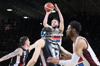 2024-05-26 - Max Heidegger (Umana Reyer Venezia) during the LBA italian A1 series basketball championship match 2 of the playoffs semifinals Segafredo Virtus Bologna Vs. Umana Reyer Venezia at Segafredo Arena, Bologna, Italy, May 26, 2024 - Photo: Michele Nucci - VIRTUS BOLOGNA VS REYER VENEZIA - ITALIAN SERIE A - BASKETBALL