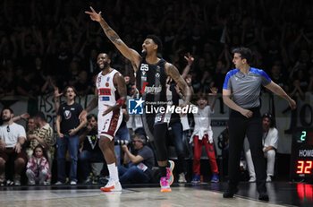 2024-05-26 - Jordan Mickey (Segafredo Virtus Bologna) during the LBA italian A1 series basketball championship match 2 of the playoffs semifinals Segafredo Virtus Bologna Vs. Umana Reyer Venezia at Segafredo Arena, Bologna, Italy, May 26, 2024 - Photo: Michele Nucci - VIRTUS BOLOGNA VS REYER VENEZIA - ITALIAN SERIE A - BASKETBALL