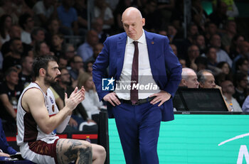 2024-05-26 - Neven Spahija (head coach of Umana Reyer Venezia) during the LBA italian A1 series basketball championship match 2 of the playoffs semifinals Segafredo Virtus Bologna Vs. Umana Reyer Venezia at Segafredo Arena, Bologna, Italy, May 26, 2024 - Photo: Michele Nucci - VIRTUS BOLOGNA VS REYER VENEZIA - ITALIAN SERIE A - BASKETBALL