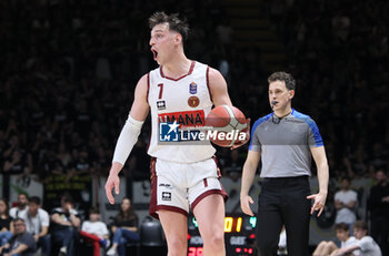 2024-05-26 - Davide Casarin (Umana Reyer Venezia) during the LBA italian A1 series basketball championship match 2 of the playoffs semifinals Segafredo Virtus Bologna Vs. Umana Reyer Venezia at Segafredo Arena, Bologna, Italy, May 26, 2024 - Photo: Michele Nucci - VIRTUS BOLOGNA VS REYER VENEZIA - ITALIAN SERIE A - BASKETBALL