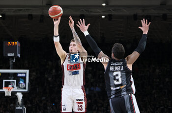 2024-05-26 - Kyle Wiltjer (Umana Reyer Venezia) during the LBA italian A1 series basketball championship match 2 of the playoffs semifinals Segafredo Virtus Bologna Vs. Umana Reyer Venezia at Segafredo Arena, Bologna, Italy, May 26, 2024 - Photo: Michele Nucci - VIRTUS BOLOGNA VS REYER VENEZIA - ITALIAN SERIE A - BASKETBALL