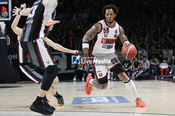 2024-05-26 - Rayjon Tucker (Umana Reyer Venezia) during the LBA italian A1 series basketball championship match 2 of the playoffs semifinals Segafredo Virtus Bologna Vs. Umana Reyer Venezia at Segafredo Arena, Bologna, Italy, May 26, 2024 - Photo: Michele Nucci - VIRTUS BOLOGNA VS REYER VENEZIA - ITALIAN SERIE A - BASKETBALL