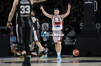 2024-05-26 - during the LBA italian A1 series basketball championship match 2 of the playoffs semifinals Segafredo Virtus Bologna Vs. Umana Reyer Venezia at Segafredo Arena, Bologna, Italy, May 26, 2024 - Photo: Michele Nucci - VIRTUS BOLOGNA VS REYER VENEZIA - ITALIAN SERIE A - BASKETBALL