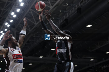 2024-05-26 - Awudu Abass (Segafredo Virtus Bologna) during the LBA italian A1 series basketball championship match 2 of the playoffs semifinals Segafredo Virtus Bologna Vs. Umana Reyer Venezia at Segafredo Arena, Bologna, Italy, May 26, 2024 - Photo: Michele Nucci - VIRTUS BOLOGNA VS REYER VENEZIA - ITALIAN SERIE A - BASKETBALL