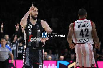 2024-06-06 - Tornike Shengelia (Bologna) during race 1 of the playoffs final game of the LBA Italian basketball championship Segafredo Virtus Bologna vs EA7 Emporio Armani Olimpia Milano at Segafredo Arena, Bologna, Italy, June 06, 2024 - photo Michele Nucci - RACE 1 FINAL / VIRTUS SEGAFREDO BOLOGNA VS EA7 EMPORIO ARMANI MILANO - ITALIAN SERIE A - BASKETBALL